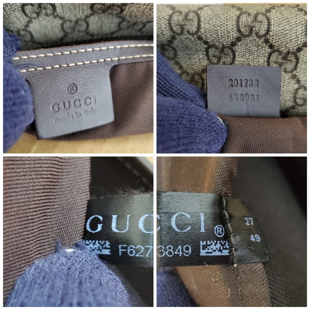 Gucci GG Plus Monogram Double Buckle Flap Messenger Bag - Picture 3 of 11